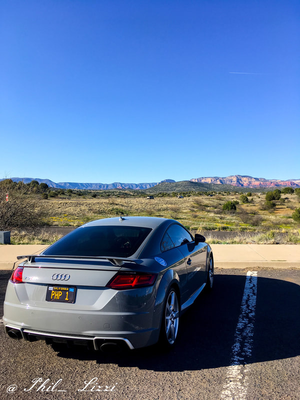 Audi TT RS and with a view