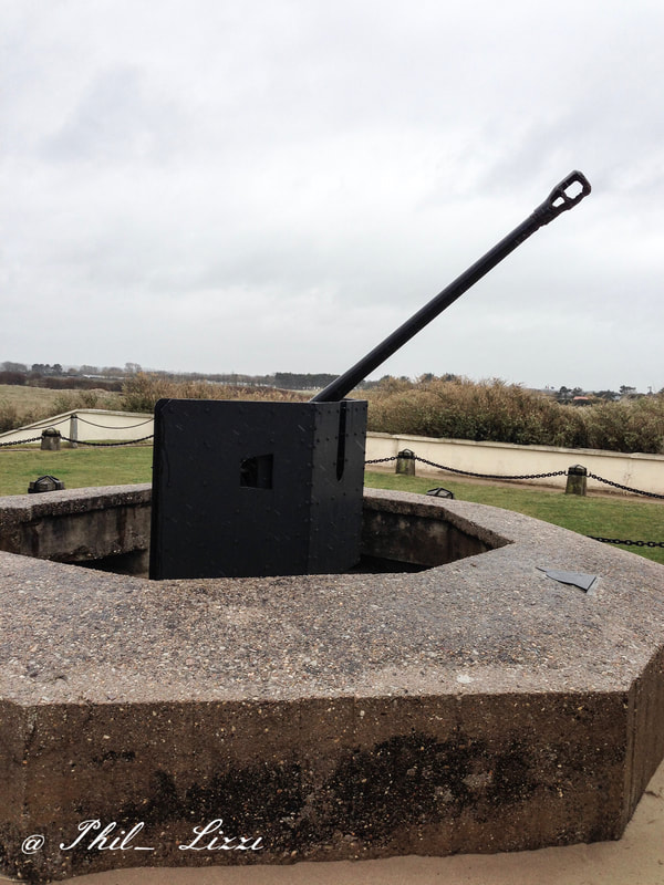 Big gun at Normandy France
