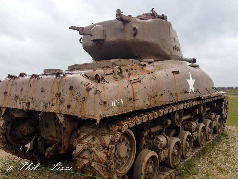 Tank at Normandy Beaches France