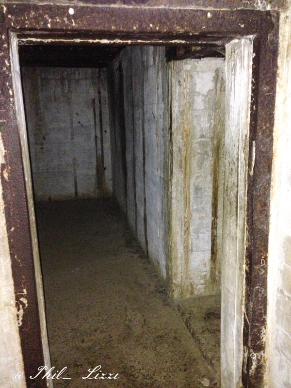 Inside Normandy Beach Bunker